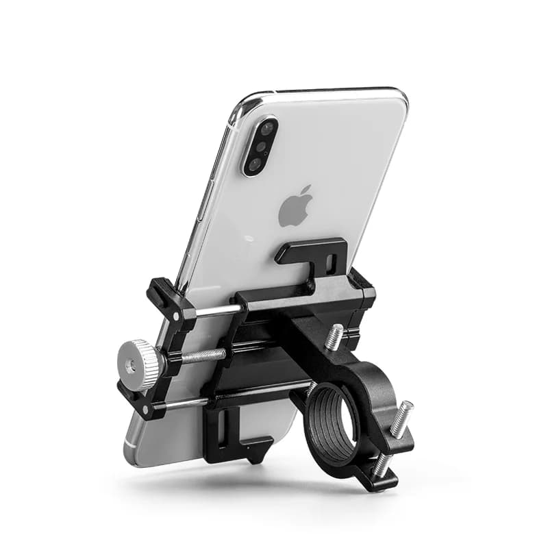 Aluminium telefonhållare med 360° roterande justering